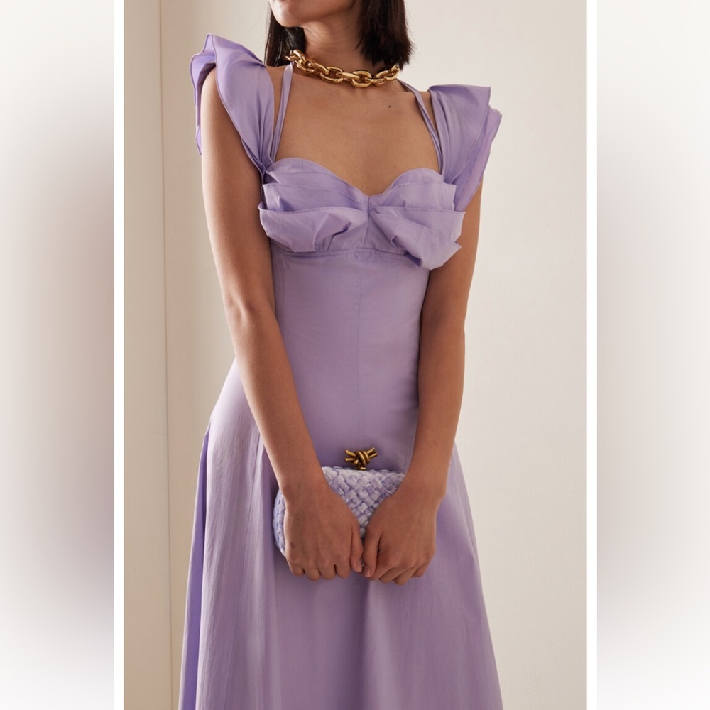 Lela Rose lilac dress